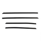 4Pcs Car Window Inner Weatherstrip Black Inner For Hilux 4 doors 2004-2015 Car Weatherstrip Window Moulding Trim weatherstrip