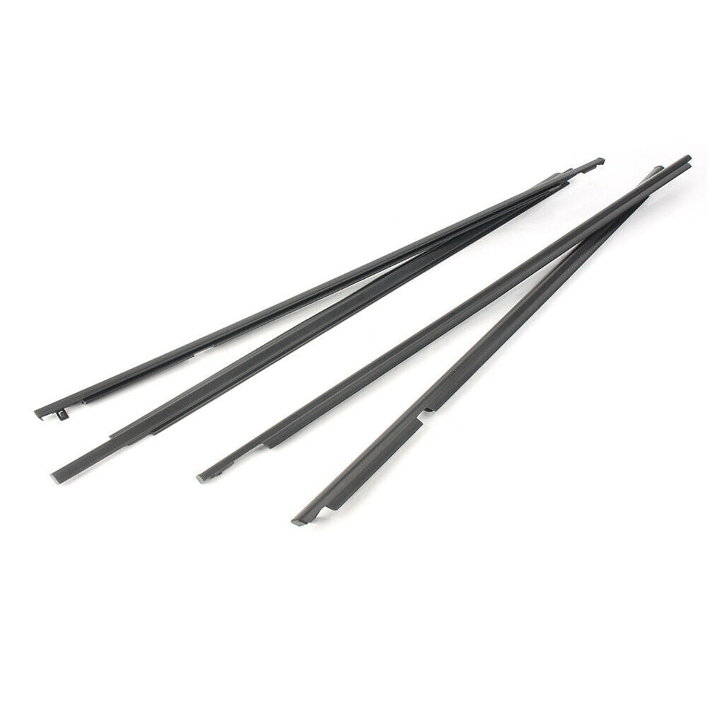 4Pcs Car Window Weatherstrip Black For Toyota Prado 2003-2009 Car Weatherstrip Window Moulding Trim 75711-60061 75712-60061 75721-60061 75722-60061 EGRKIT Shop