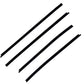4Pcs Car Window Weatherstrip Inner Black For Toyota Corolla 2003-2007 Car Weatherstrip Window Moulding Trim weatherstrip