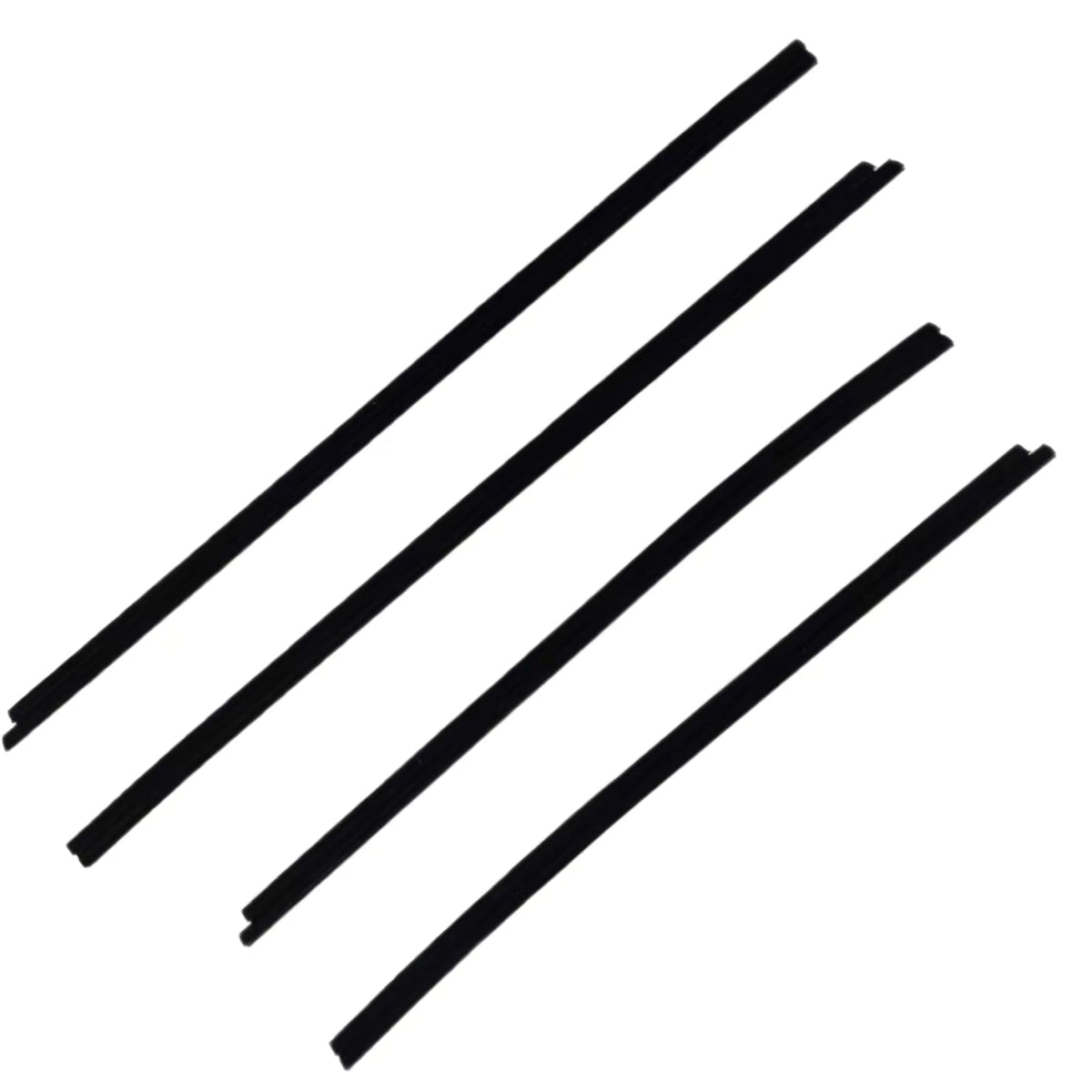 4Pcs Car Window Weatherstrip Inner Black For Toyota Corolla 2003-2007 Car Weatherstrip Window Moulding Trim weatherstrip
