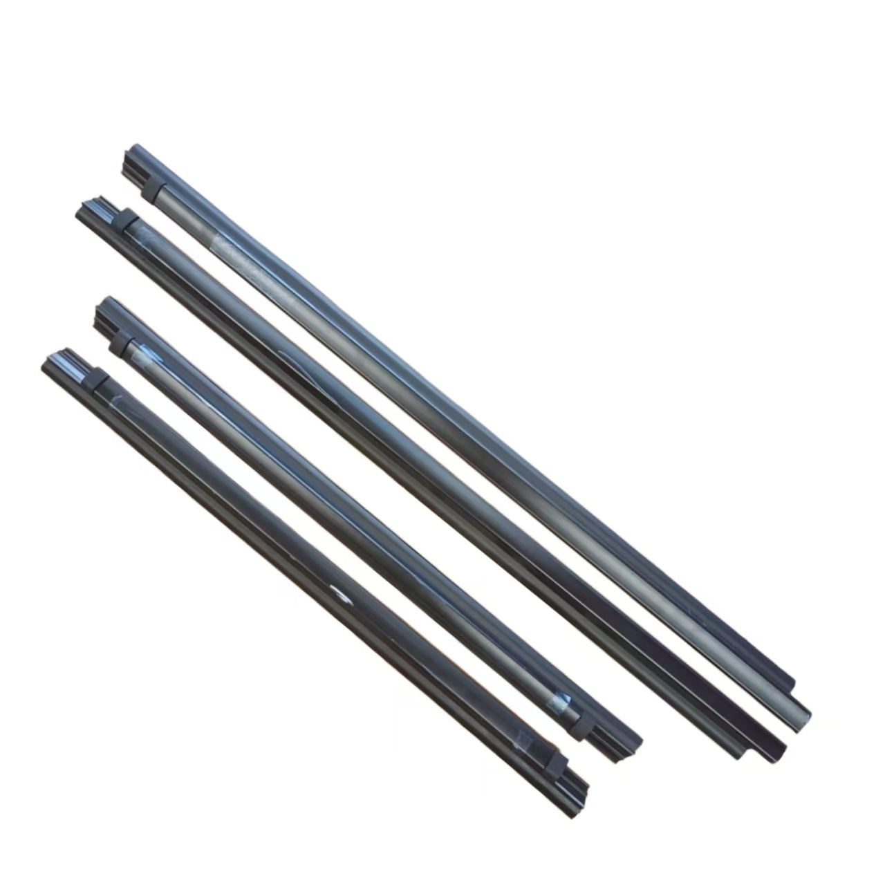 4Pcs Car Window Weatherstrip Black For Toyota Hilux 1998-2005 Car Weatherstrip Window Moulding Trim weatherstrip