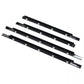 4Pcs Car Window Weatherstrip Black For Toyota Sequoia 1999-2007 Car Weatherstrip Window Moulding Trim 75710-0C010 75730-0C010 weatherstrip