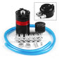Aluminum Universal Oil Catch Can Kit Reservoir Polish Baffled Oil Catch Tank with Air Filter oil catch can