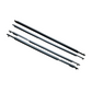 4Pcs Car Window Weatherstrip For Toyota 4 runner 2009-2021 Car Weatherstrip Window Moulding Trim weatherstrip