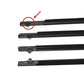 4Pcs Car Window Weatherstrip Black For Honda fit 2009-2014 Car Weatherstrip Window Moulding Trim weatherstrip
