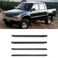 4Pcs Car Window Weatherstrip Black For Toyota Hilux 1998-2005 Car Weatherstrip Window Moulding Trim weatherstrip
