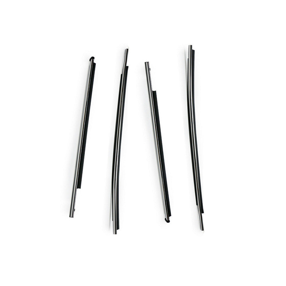 4Pcs Car Window Weatherstrip For Toyota Hilux 2016-2020 Car Weatherstrip Window Moulding Trim weatherstrip