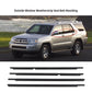 4Pcs Car Window Weatherstrip Black For Toyota 4 runner 2003-2008 Car Weatherstrip Window Moulding Trim weatherstrip