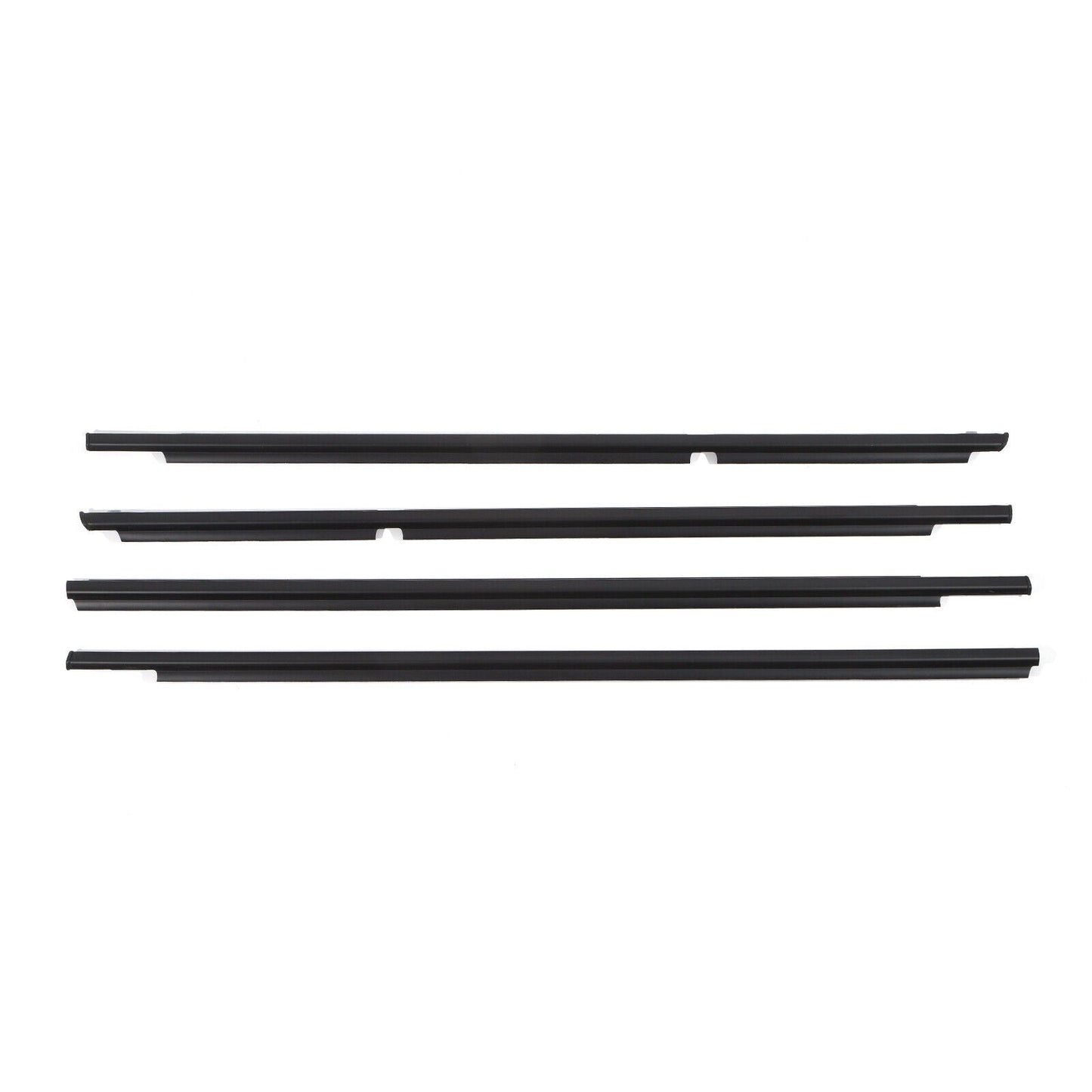 4Pcs Car Window Weatherstrip Black For Toyota 4 runner 2003-2008 Car Weatherstrip Window Moulding Trim weatherstrip