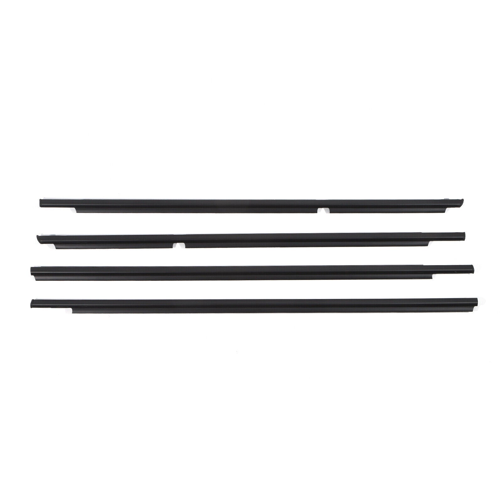 4Pcs Car Window Weatherstrip Black For Toyota 4 runner 2003-2008 Car Weatherstrip Window Moulding Trim weatherstrip