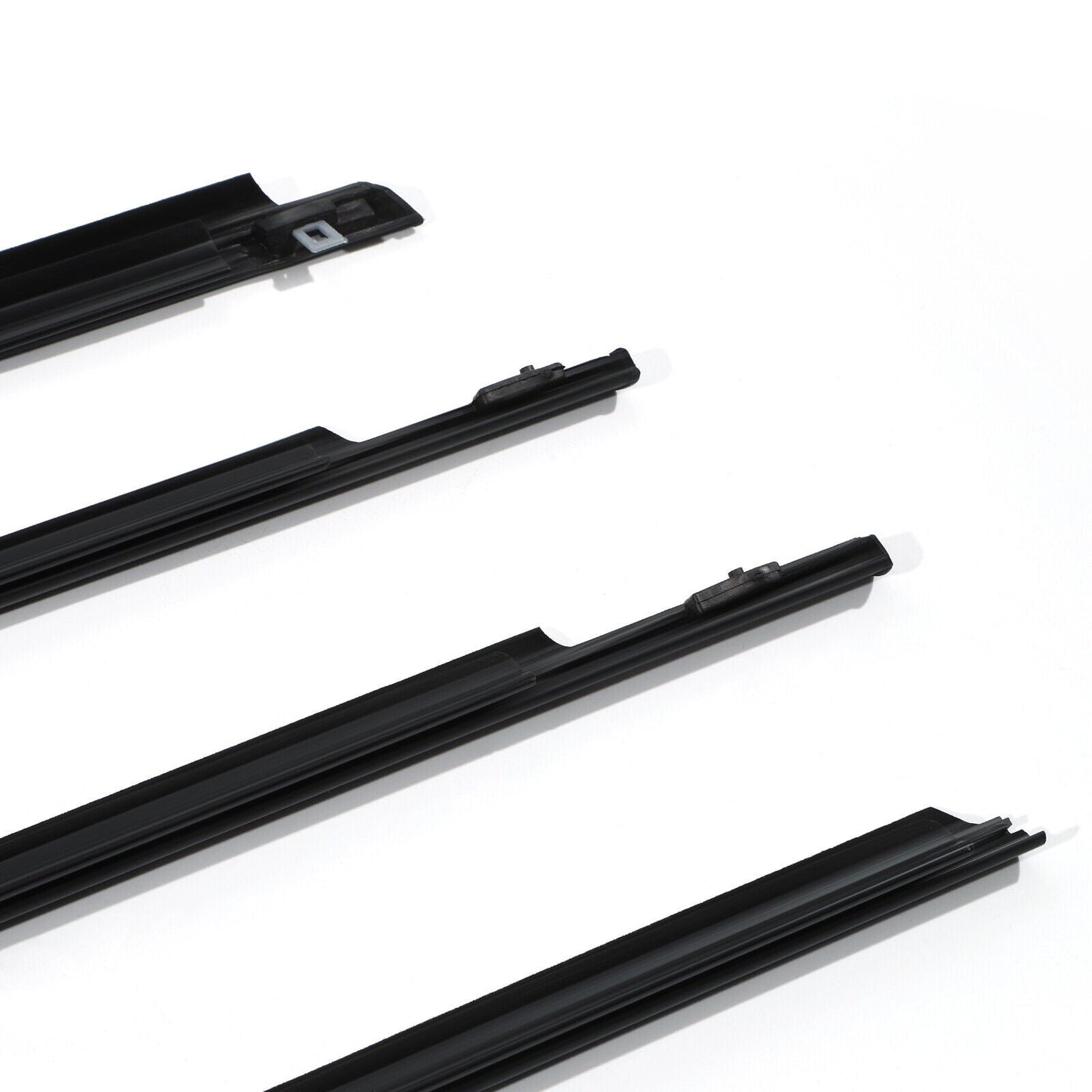 4Pcs Car Window Weatherstrip Black For Toyota 4 runner 2003-2008 Car Weatherstrip Window Moulding Trim weatherstrip