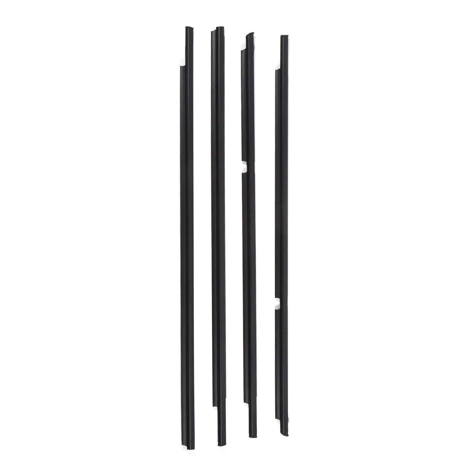 4Pcs Car Window Weatherstrip Black For Toyota 4 runner 2003-2008 Car Weatherstrip Window Moulding Trim weatherstrip