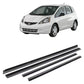 4Pcs Car Window Weatherstrip Black For Honda fit 2009-2014 Car Weatherstrip Window Moulding Trim weatherstrip