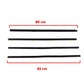 2Pcs Car Window Weatherstrip Black For Toyota hilux 1995 Car Weatherstrip Window Moulding Trim weatherstrip