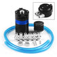 Aluminum Universal Oil Catch Can Kit Reservoir Polish Baffled Oil Catch Tank with Air Filter oil catch can