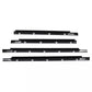 4Pcs Car Window Weatherstrip Black For Toyota Sequoia 1999-2007 Car Weatherstrip Window Moulding Trim 75710-0C010 75730-0C010 weatherstrip