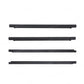 4Pcs Car Window Weatherstrip Black For Toyota Hilux 1998-2005 Car Weatherstrip Window Moulding Trim weatherstrip