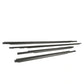 4Pcs Car Window Weatherstrip Black For Toyota Vios 2007-2012 Car Weatherstrip Window Moulding Trim 68210-0D090 68160-0D090 68230-0D070 68180-0D070 weatherstrip