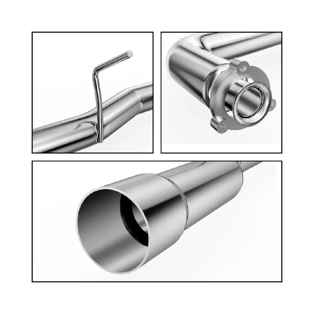 4" 4099ss Pipe For 2015.5-2016 Duramax Pipe Without muffler EGRKIT Shop