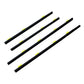 4Pcs Car Window Weatherstrip Black For Honda CRV 2002-2006 Car Weatherstrip Window Moulding Trim weatherstrip