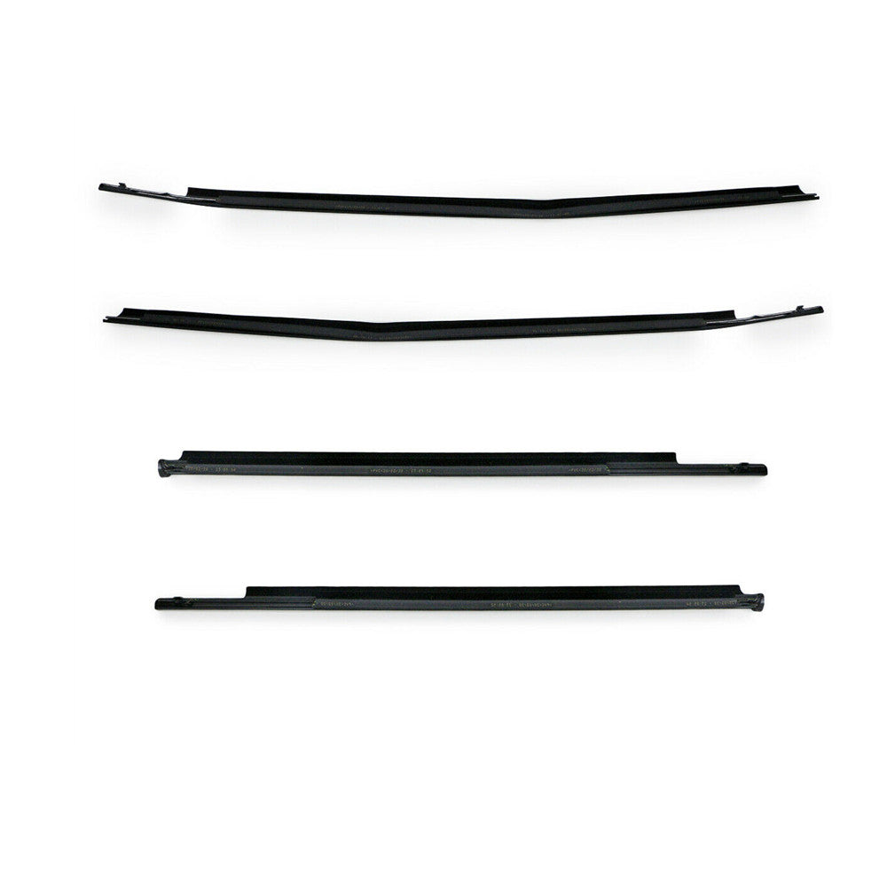 4Pcs Car Window Weatherstrip For Toyota Hilux 2016-2020 Car Weatherstrip Window Moulding Trim weatherstrip