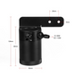 2 Ports Oil Catch Can Tank Air-Oil Separator Kit with Hose Bracket For HONDA CIVIC 16-17 oil catch can