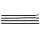4Pcs Car Window Weatherstrip For Honda civic 2016-2019 Car Weatherstrip Window Moulding Trim 72450-TBA-A01 72410-TBA-A01 72950-TBA-A01 72910-TBA-A01 weatherstrip