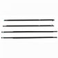 4Pcs Car Window Weatherstrip Black For Honda Accord 2003-2007 Car Weatherstrip Window Moulding Trim 72410-SDA-A01 72450-SDA-A01 72910-SDA-A01 72950-SDA-A01 weatherstrip