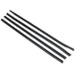 4Pcs Car Window Weatherstrip For Honda civic 2016-2019 Car Weatherstrip Window Moulding Trim 72450-TBA-A01 72410-TBA-A01 72950-TBA-A01 72910-TBA-A01 weatherstrip