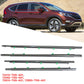 4Pcs Car Window Weatherstrip Black For Honda CRV 2012-2016  Car Weatherstrip Window Moulding Trim  72450-T0G-A01 72410-T0G-A01 72950-T0G-A01 72910-T0G-A01 weatherstrip