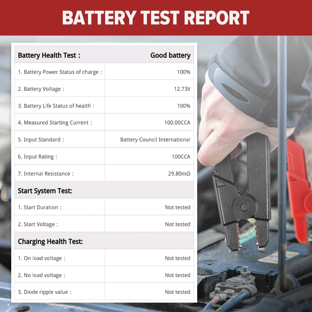 LAUNCH BST360 12V Car Battery Tester Automotive Cranking Charging Circut Scanner Tools for X431 V/V+/PRO3S+/PAD V/Android/IOS EGRKIT Shop