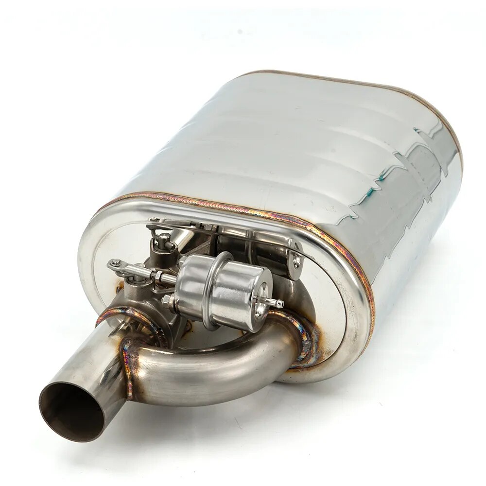2" 2.5" 3'' Inch Exhaust Muffler With Dump Valve Stainless Steel Electric Exhaust Cutout Remote Control Set Or OBD Control