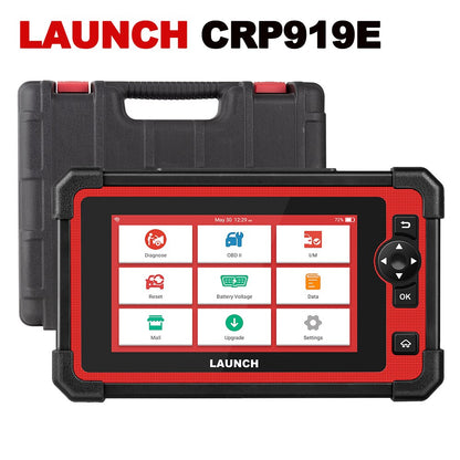 LAUNCH X431 CRP919E CRP909E Car Diagnostic Tools Full System ECU Coding Active Test CAN FD DIOP 31+ Reset Auto OBD2 OBD Scanner EGRKIT Shop