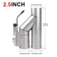 12V 2.5'' 3'' Stainless Steel Single Cutout Integrated Headers Y Pipe Exhaust Valve with Remote Control Cut Out Down Pipe Parts EGRKit Shop