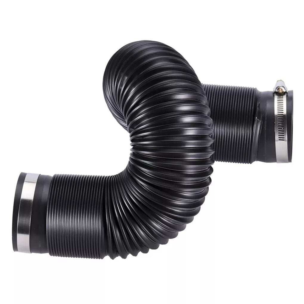 76mm 3" Universal Cold Air Intake Duct Flexible Pipe Set Plastic PVC Ducting Hose Car Accessory EGRKit Shop