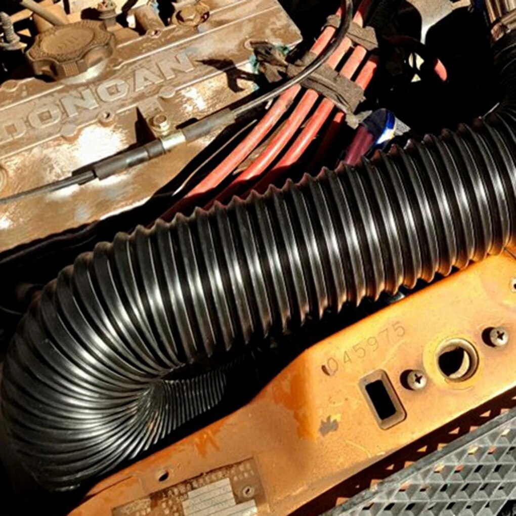 76mm 3" Universal Cold Air Intake Duct Flexible Pipe Set Plastic PVC Ducting Hose Car Accessory EGRKit Shop