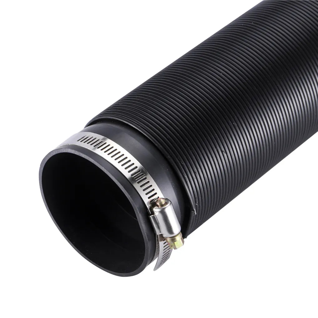 76mm 3" Universal Cold Air Intake Duct Flexible Pipe Set Plastic PVC Ducting Hose Car Accessory EGRKit Shop