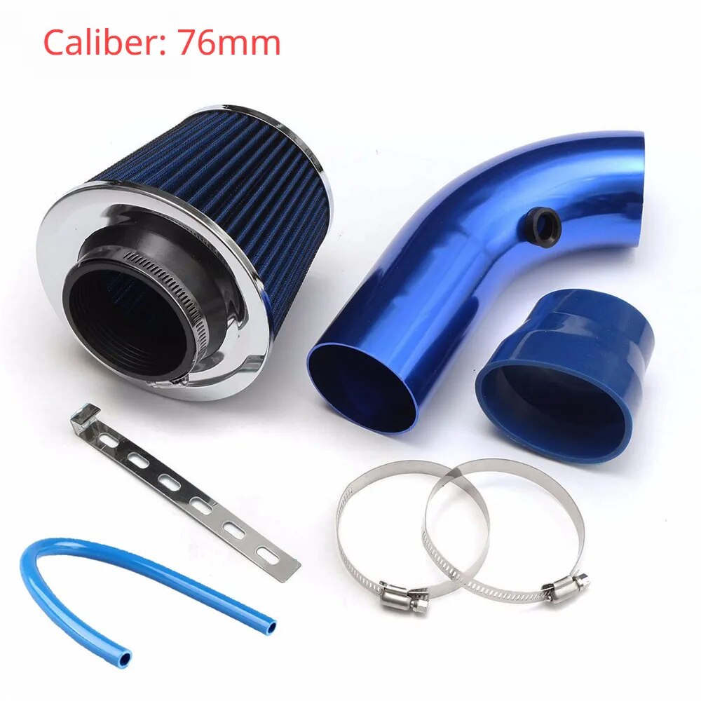 Air Filters Intake Aluminum Pipe Kit Caliber 76MM 3 '' Universal Automotive Modification Mushroom Head Filter Air Filter EGRKit Shop