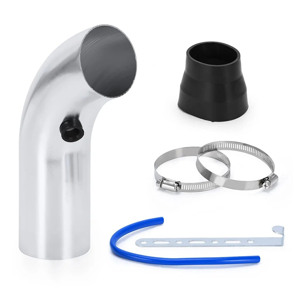 Universal 3" 76mm Air Filter & Cold Air Intake Pipe Turbo Induction Pipe Tube Kit Without Air Filter Cone EGRKit Shop