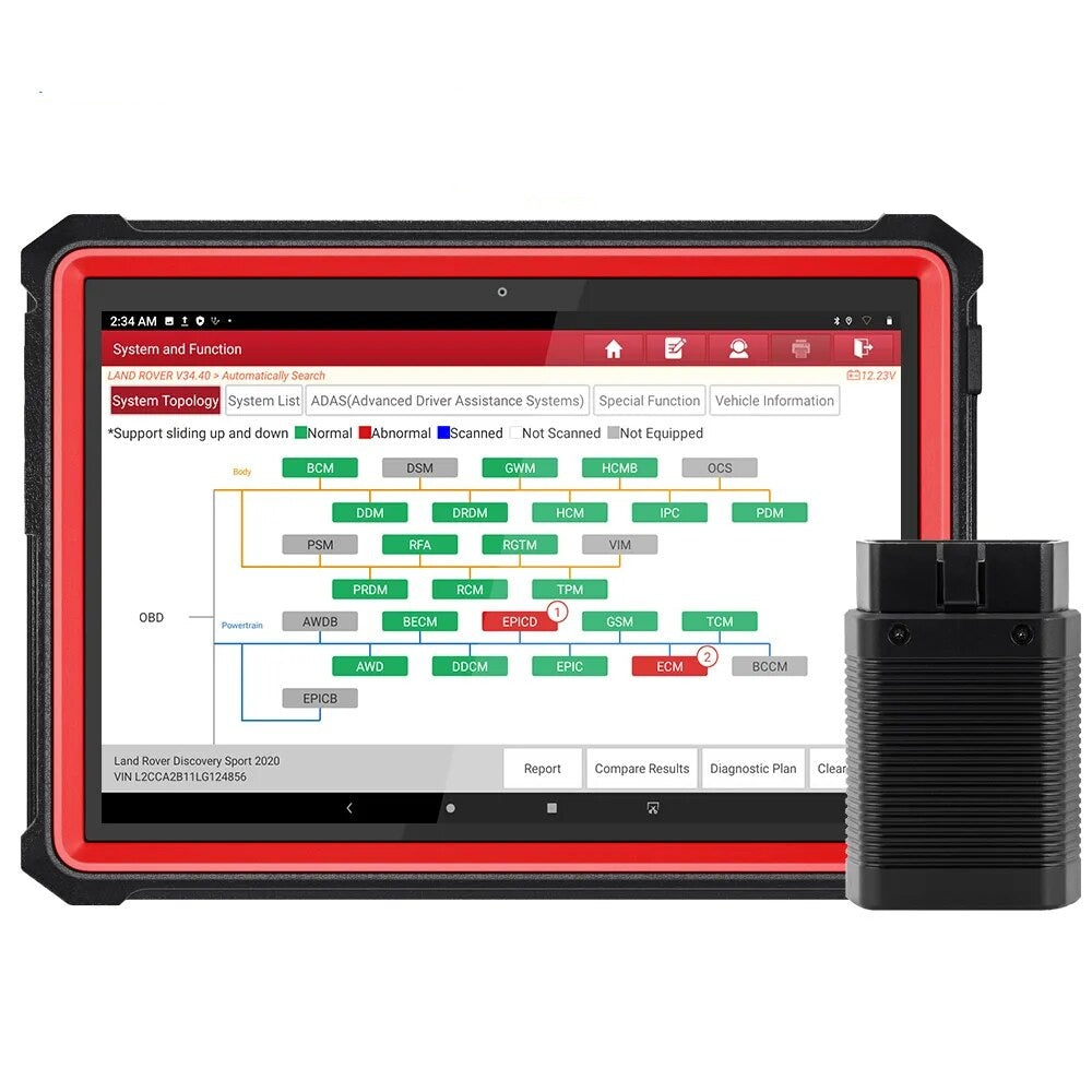 LAUNCH X431 PRO3S+ HDIII 10.1' 12V Car 24V Truck Full Functions Diagnostic Tools Auto OBD OBD2 Scanner Mechanical Workshop Tools EGRKit Shop