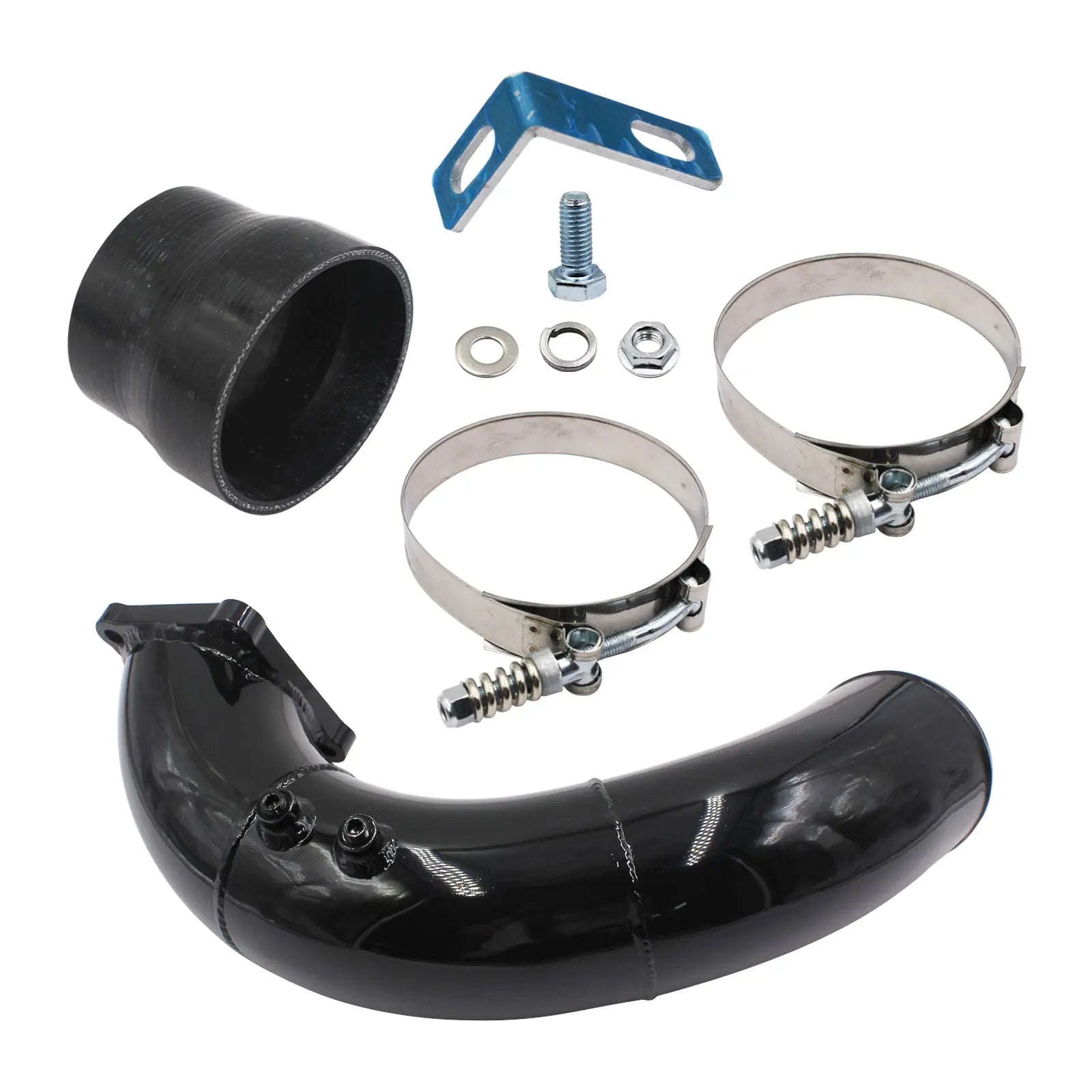 3.5" High Flow Intake ElbowL Charge Pipe For 1994 1995 1996 1997 1998 Dodge Ram 2500 3500 5.9L 12V Diesel Egr Kit