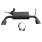 Dual CatBack Exhaust Muffler System Fits 07-17 Jeep Wrangler JK 2/4DR Black EGRKIT Shop