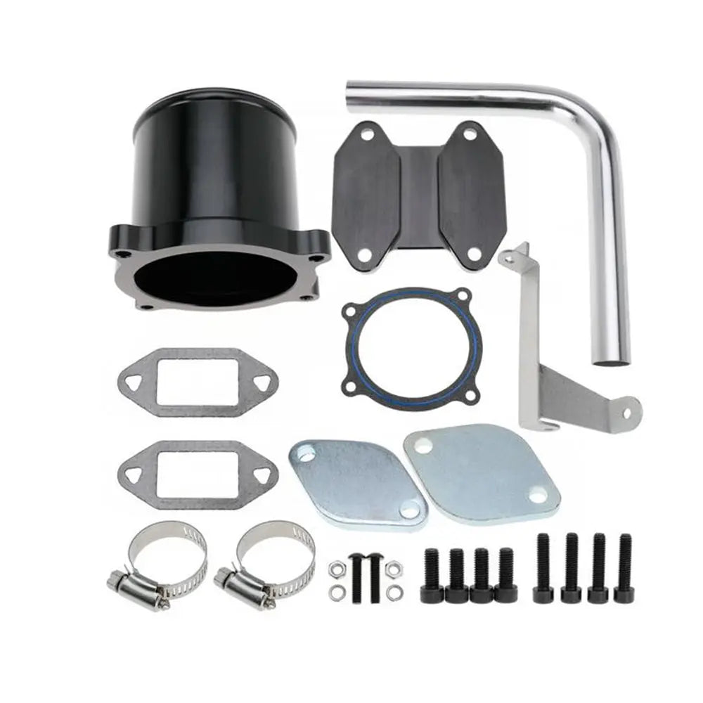 EGR Cooler & Throttle Valve Delete Kit parts For 07-09 Dodge Ram 2500 6.7 Cummins EGR valve COOLER KIT Egr Kit