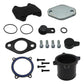 EGR Delete Kit & Black Throttle Valve Delete Kit  For 2013 2014 2015 2016 2017  Ram 3500 CAB & CHASSIS 6.7L Cummins Egr Kit