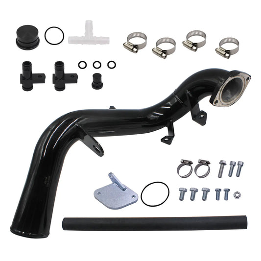 EGR Delete LBZ HIGH Flow Intake Elbow Kit + PCV Reroute & Resonator Disable Kit For 2006.4 2007 Chevy GMC 6.6L Duramax Egr Kit