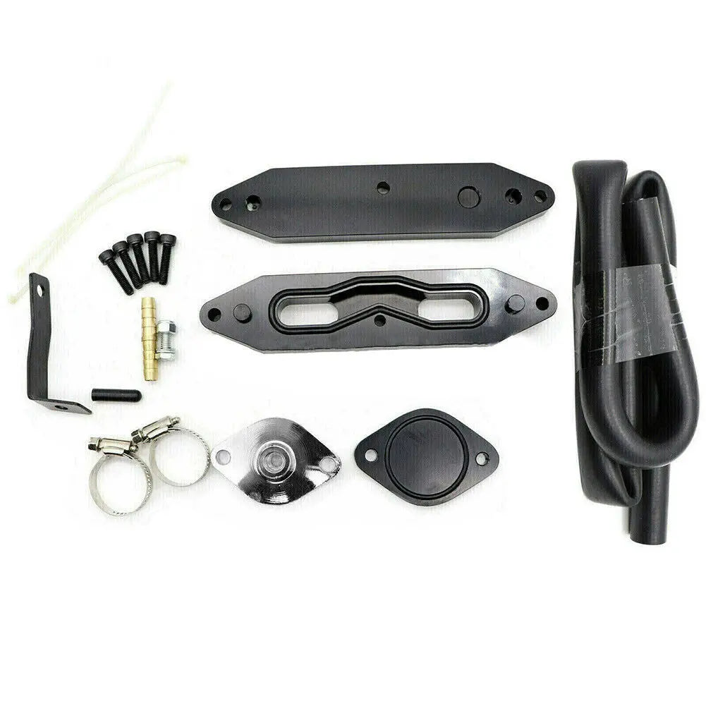 EGR Kit Set w/Coolant For Ford F250 F350 2011-2019 6.7L Powerstroke Diesel Black Egr Kit