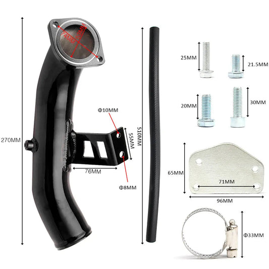 EGR Delete Kit | 6.6 Duramax Diesel High Flow Intake for GM 05 LLY Engine Egr Kit